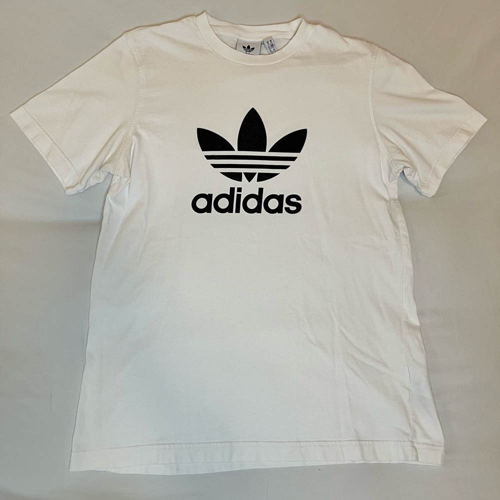 Adidas White T-Shirt   Size M